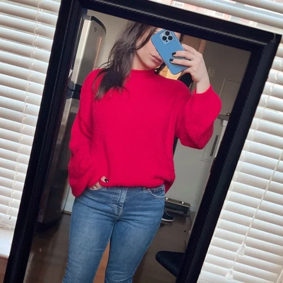 BP Balloon Sleeve Sweater - Picture 1 of 15